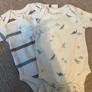 Two Colored Organics Onesies
